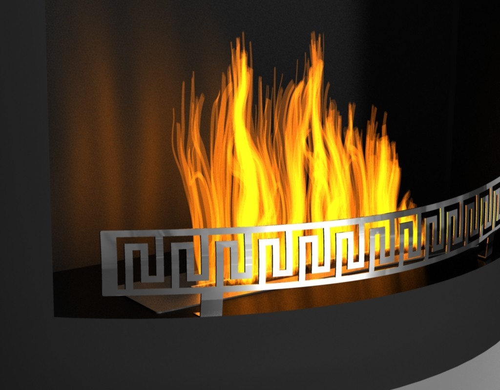 Fireplace without chimney AFR-01B