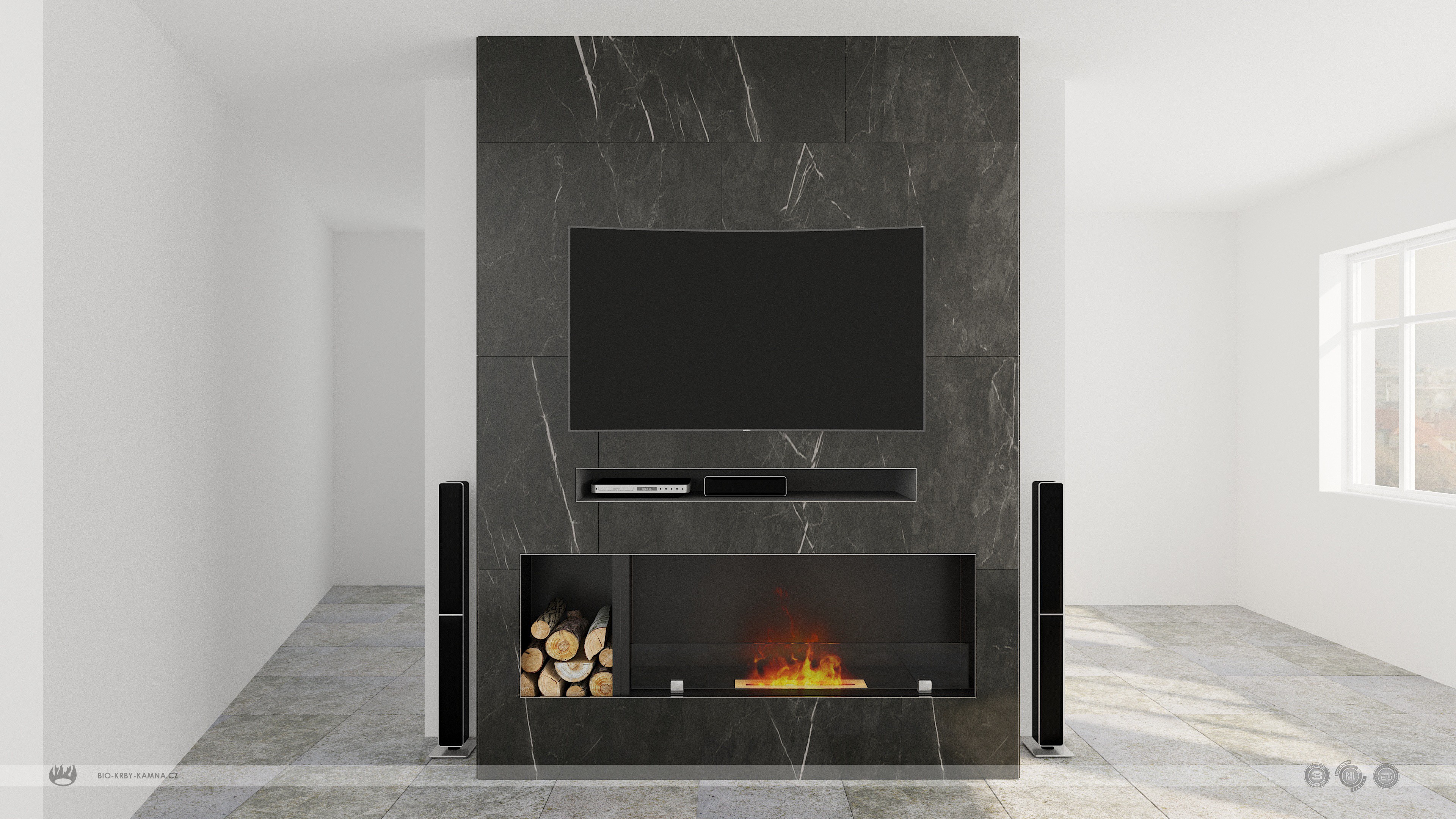 Fireplace without chimney AF-61