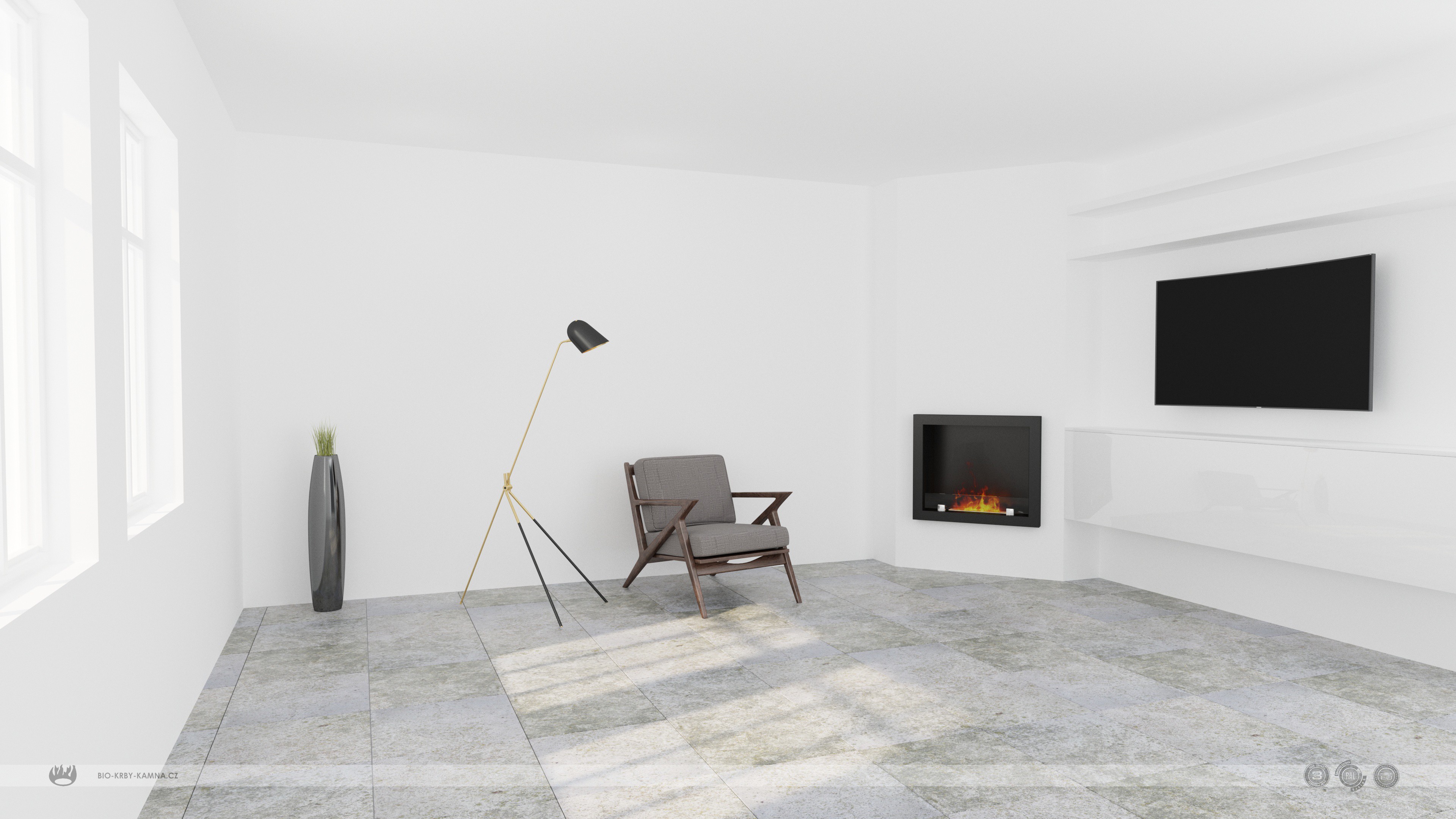 Fireplace without chimney AF-66