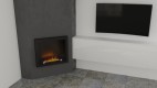 Fireplace without chimney AF-66 v.4