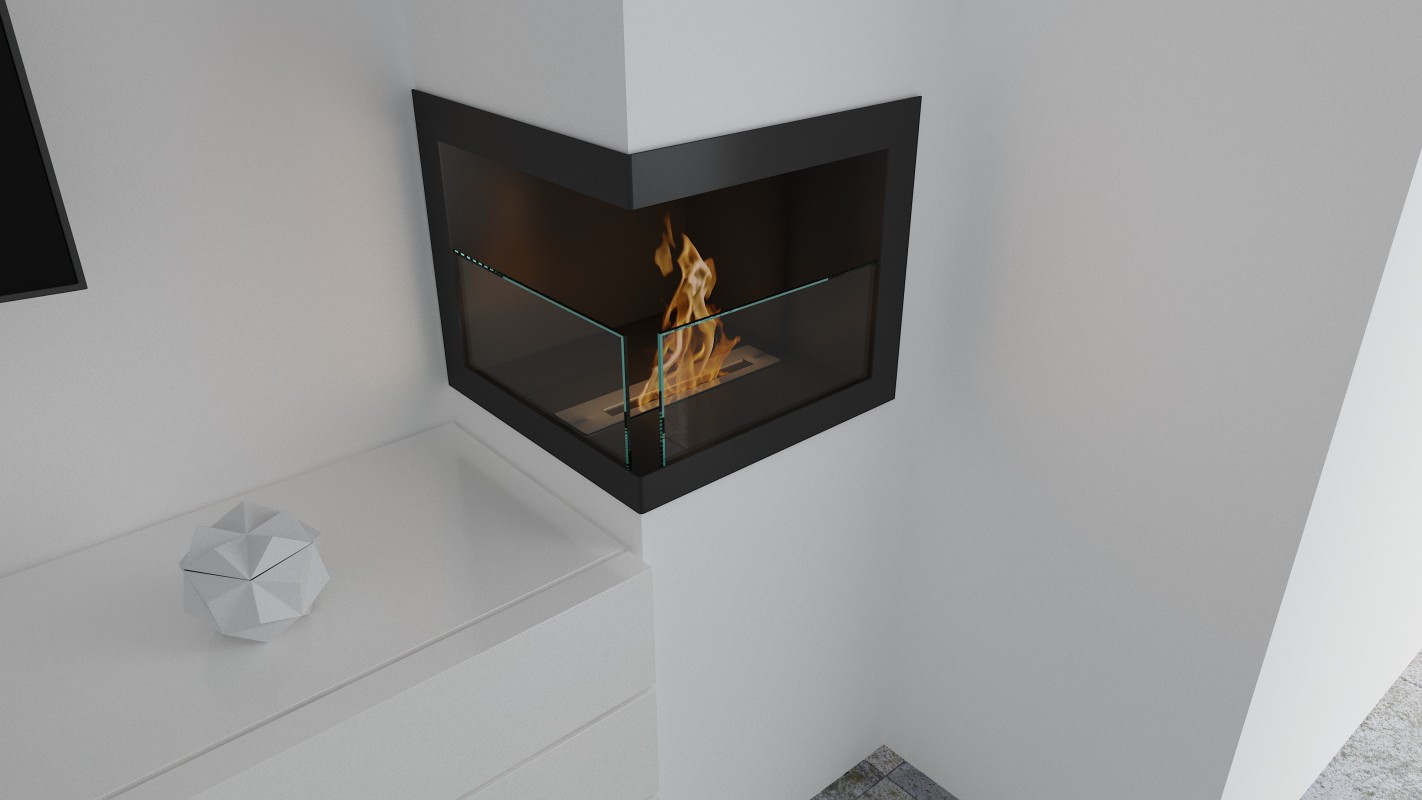 Fireplaces to Biofuel without chimney AF-67
