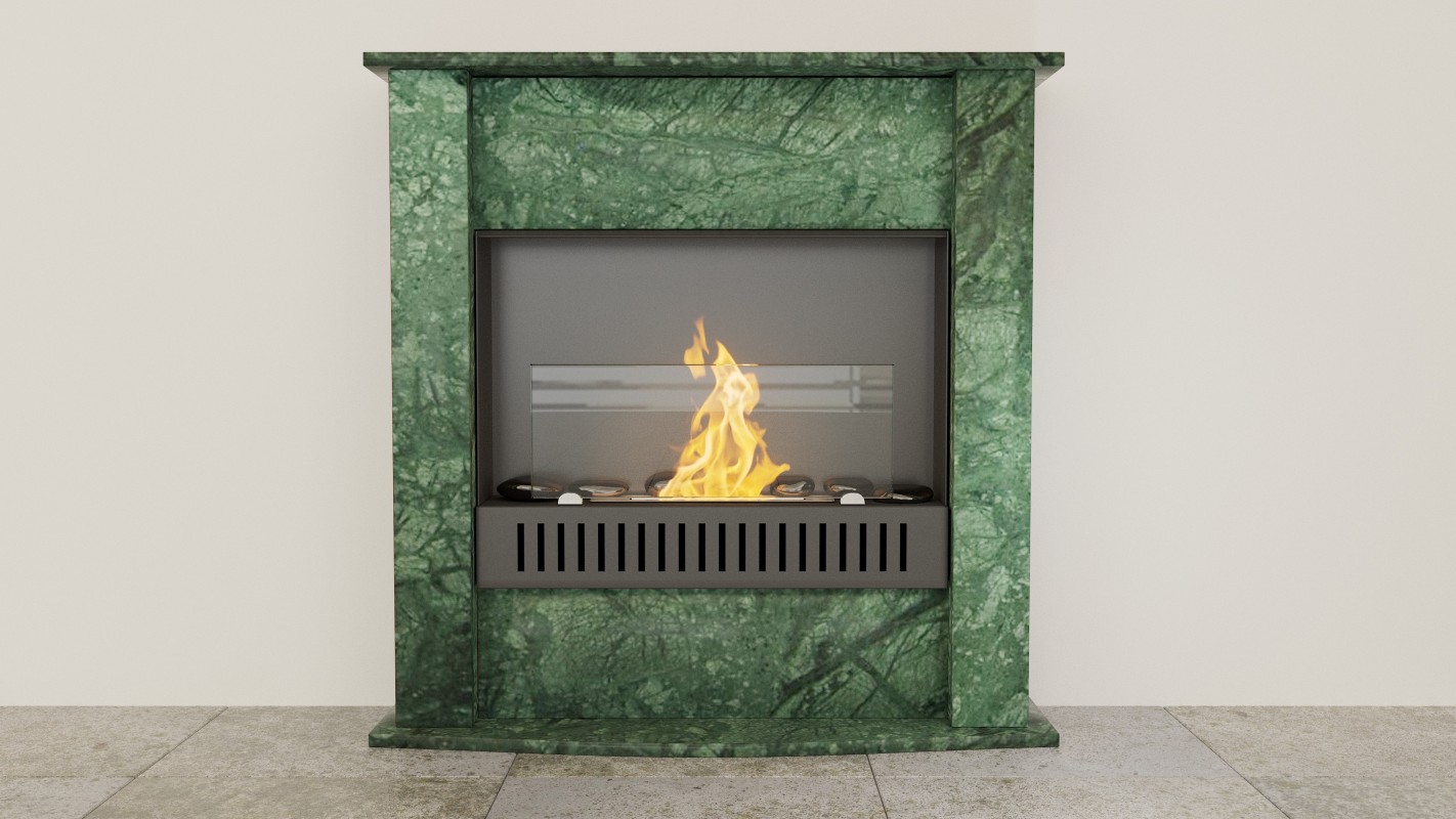 STONE-10 fireplaces without chimney
