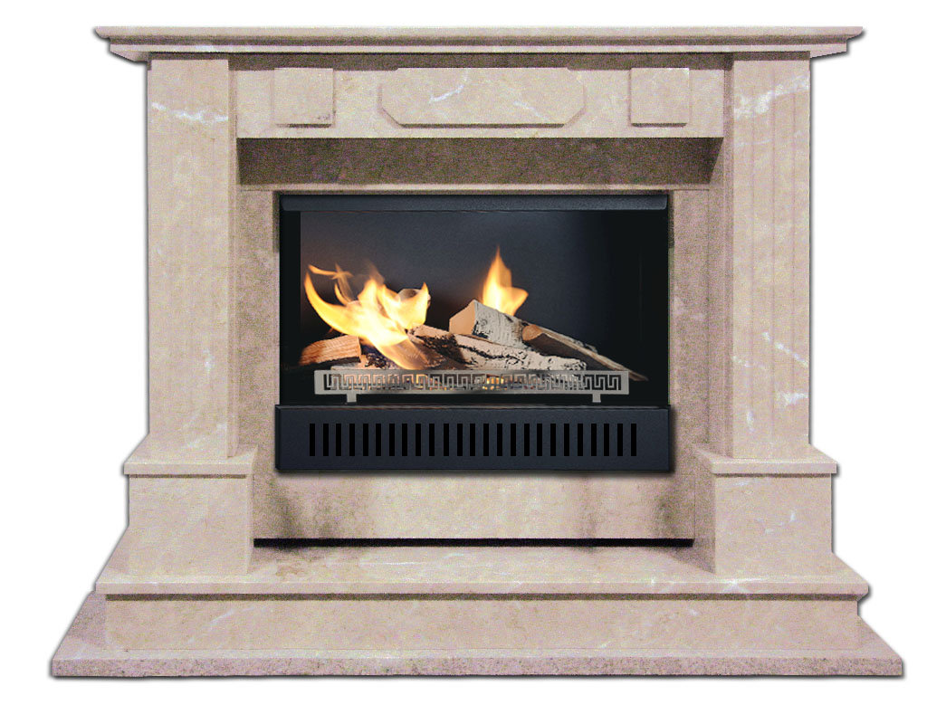 STONE-01 fireplaces without chimney