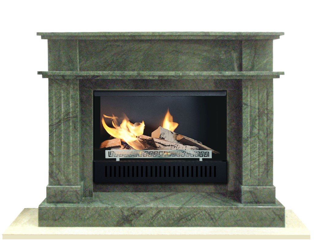 STONE-02 fireplaces without chimney